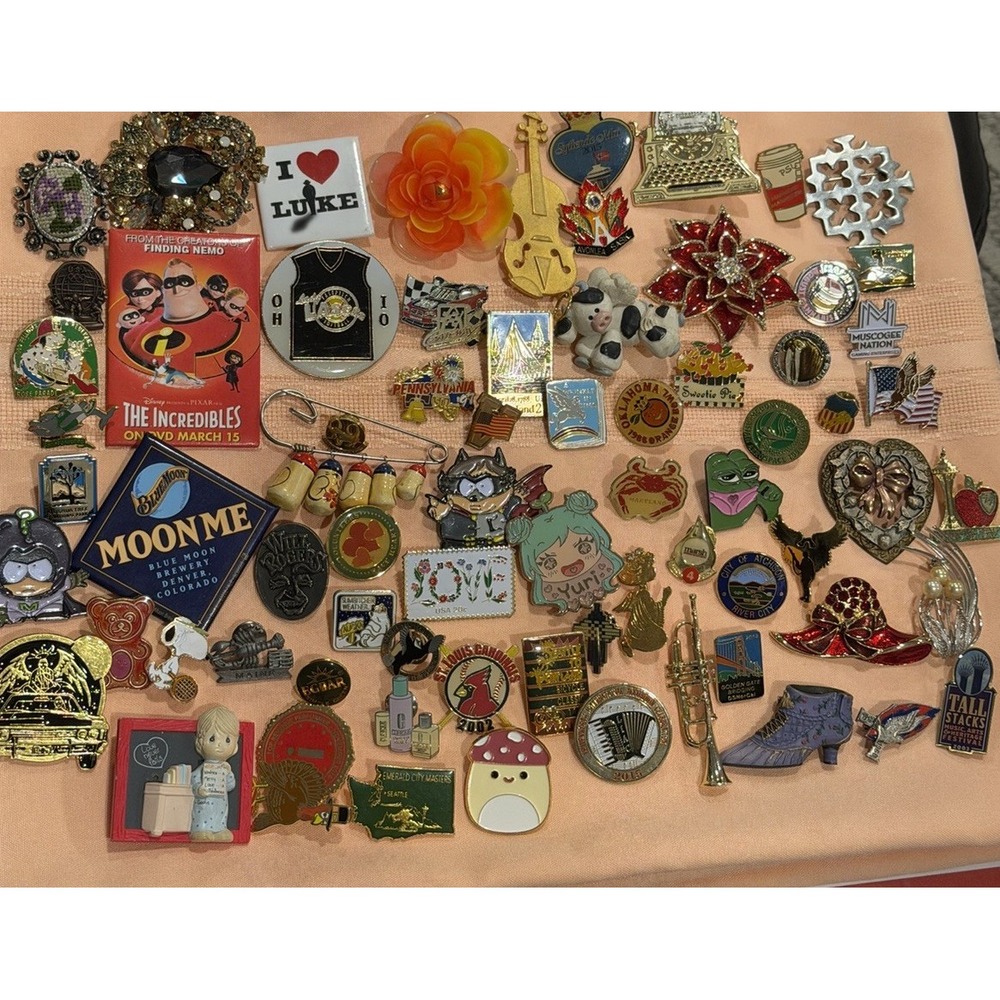 estate lot pins brooches collection